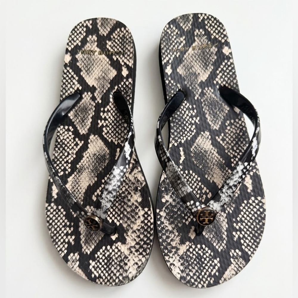 Tory Burch Roccia Thin Flip-Flops - Size 7
